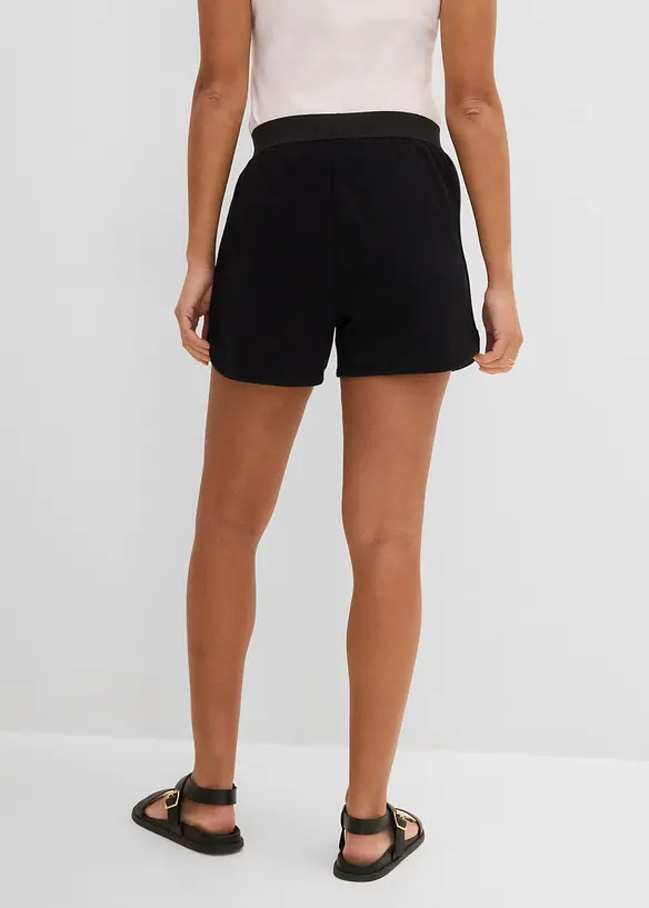 Sweat-Shorts mit abgerundetem Saum, bonprix