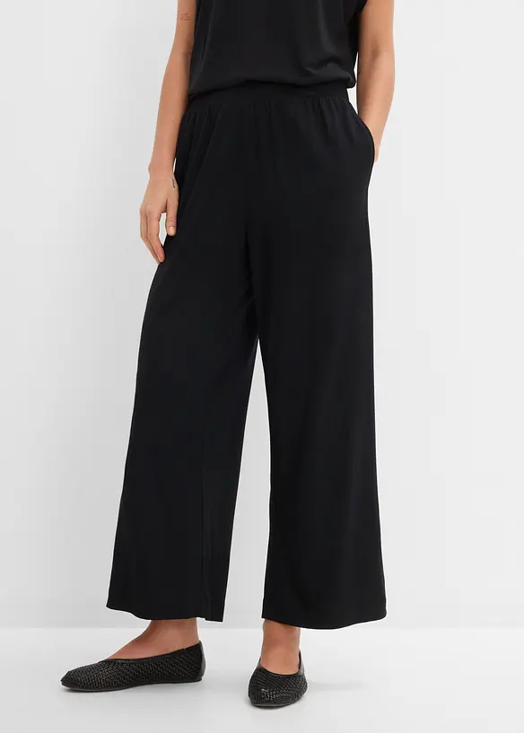 Jersey-Hose aus softem Modal-Mix, bonprix