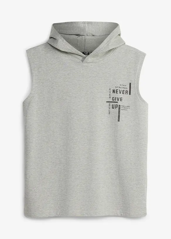 &Auml;rmelloses Hoodie mit Bio Baumwolle in Loose Fit, bonprix