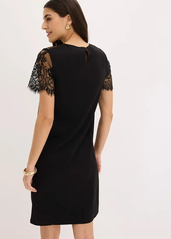 Jerseykleid mit Spitze, bonprix