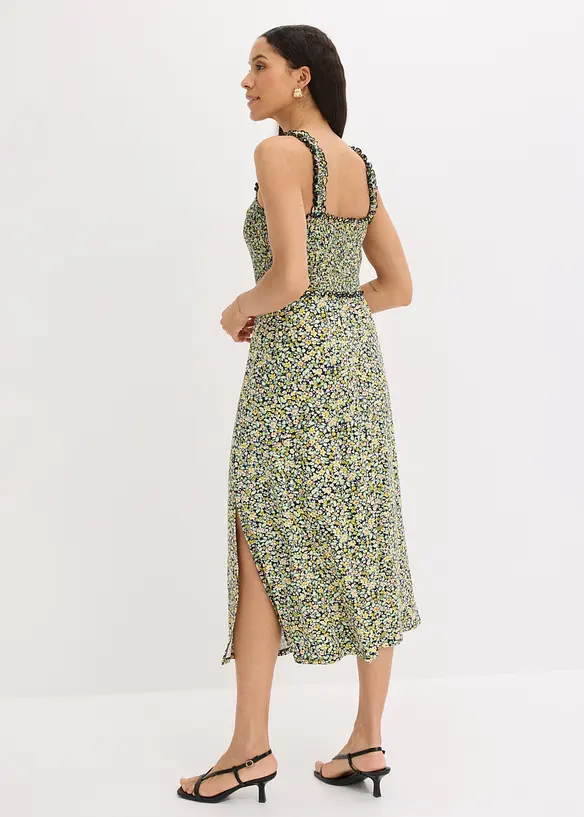 Jerseykleid aus flie&szlig;ender Viskose, bonprix