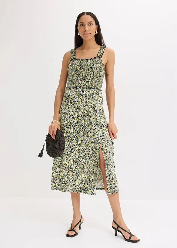 Jerseykleid aus flie&szlig;ender Viskose, bonprix