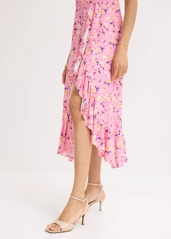 Jerseykleid aus flie&szlig;ender Viskose, bonprix
