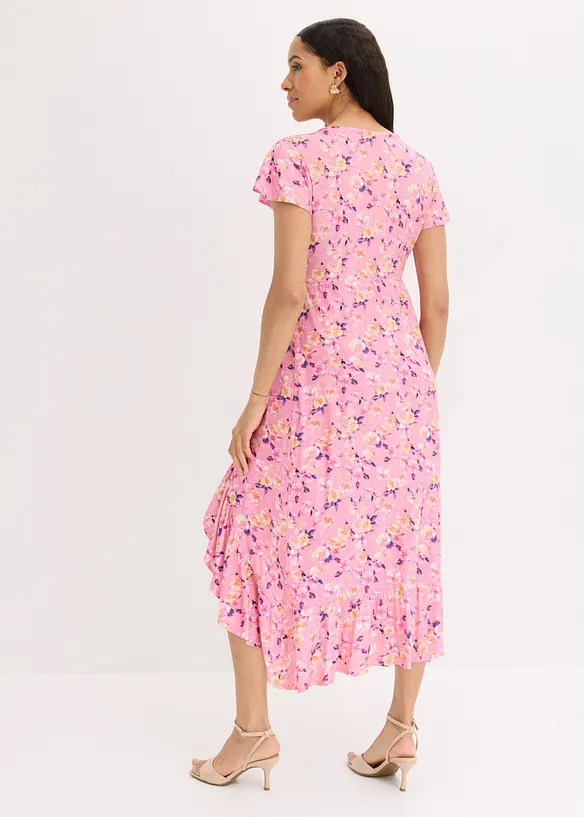 Jerseykleid aus flie&szlig;ender Viskose, bonprix
