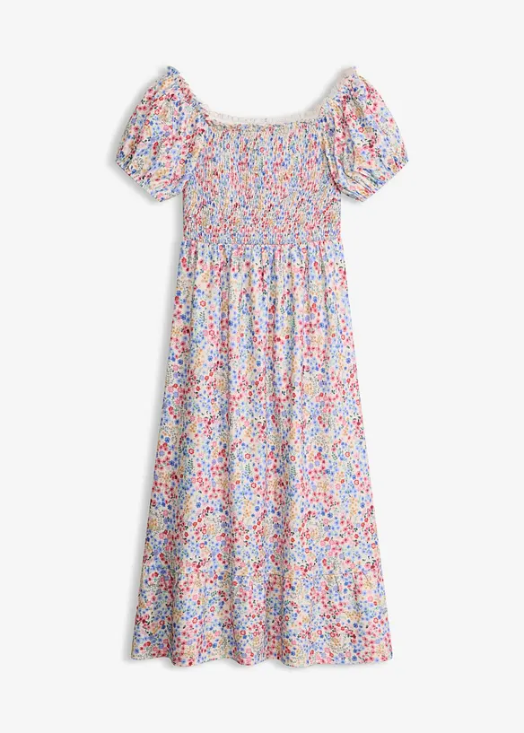 Jerseykleid mit Puff&auml;rmeln, bonprix
