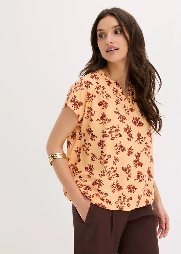 T-shirt tunique en viscose douce, bonprix