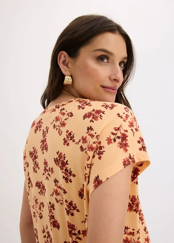 T-shirt tunique en viscose douce, bonprix