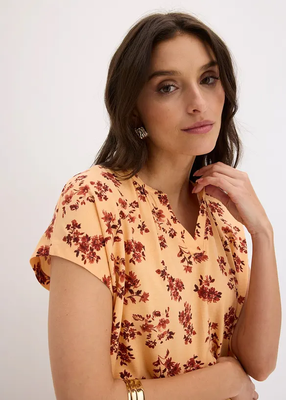 T-shirt tunique en viscose douce, bonprix