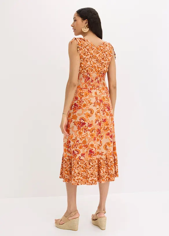 Jerseykleid aus flie&szlig;ender Viskose, bonprix