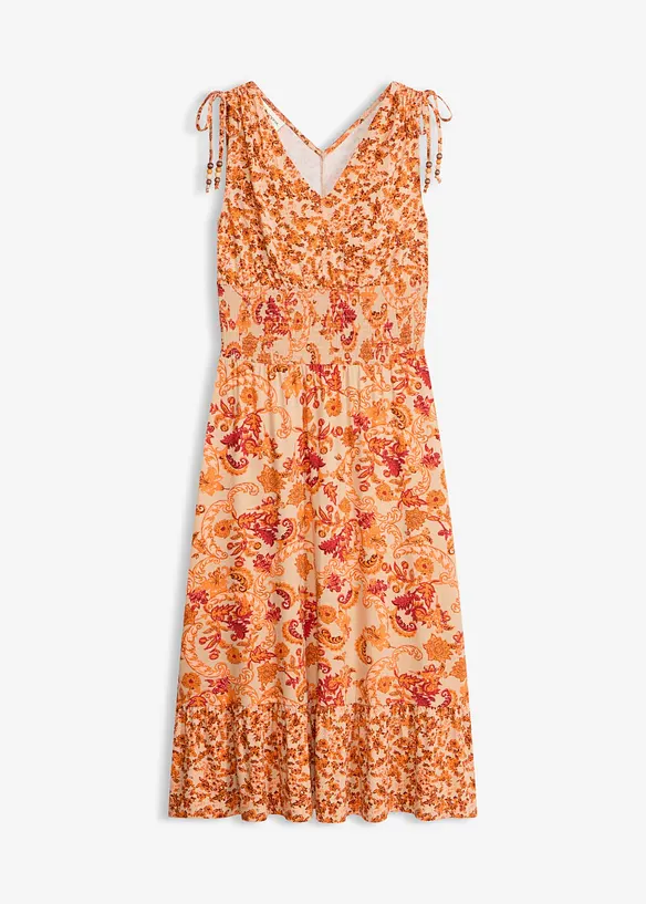 Jerseykleid aus flie&szlig;ender Viskose, bonprix