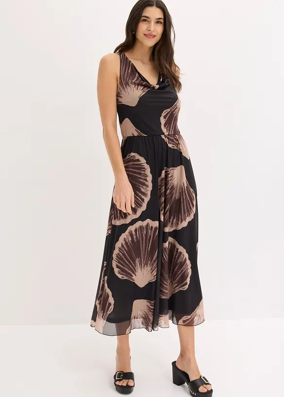 Maxikleid mit Mesh, bonprix