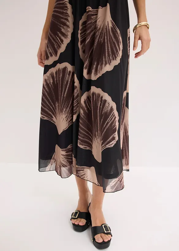 Maxikleid mit Mesh, bonprix