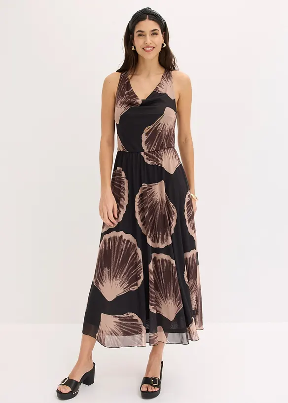 Maxikleid mit Mesh, bonprix