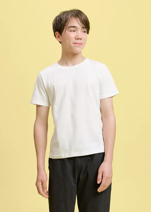 Lot de 5&nbsp;T-shirts 100% coton, bonprix