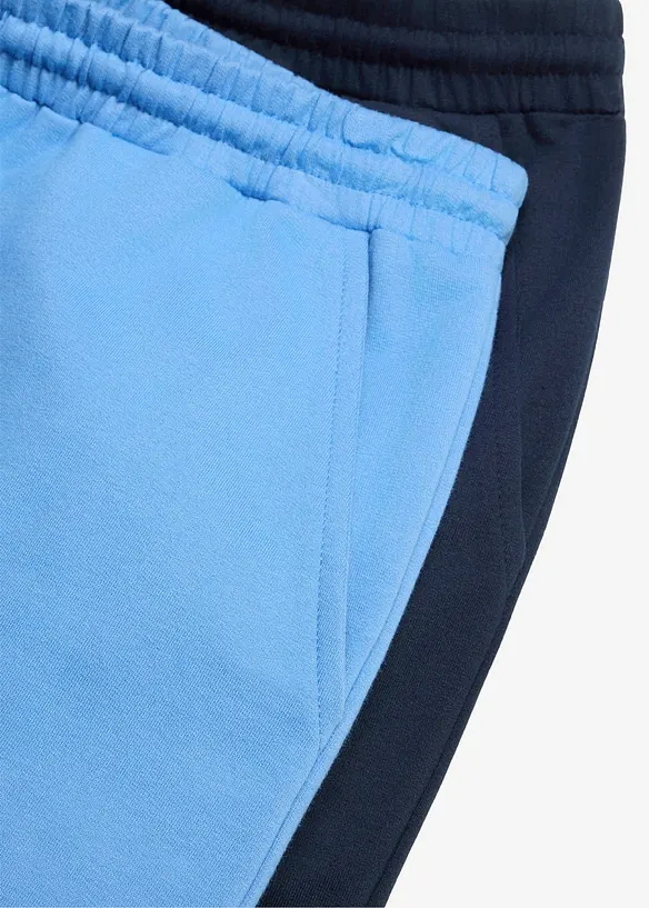 Lot de 2&nbsp;bermudas sweat loose 100% coton, bonprix