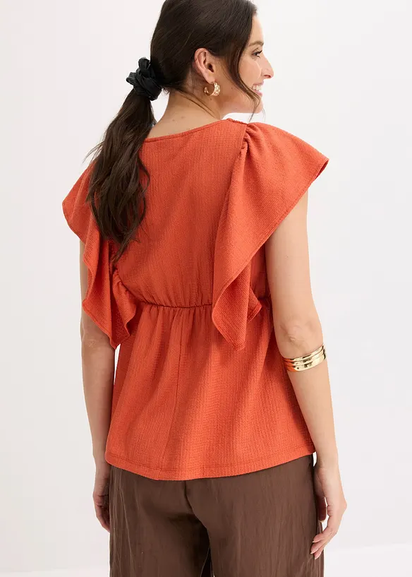 Blouse en cr&ecirc;pe textur&eacute;, bonprix