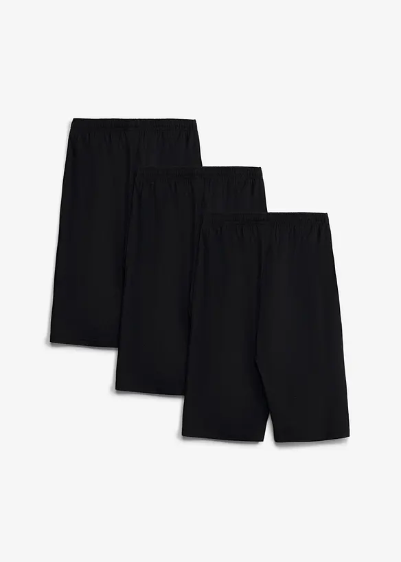 Jersey-Bermuda aus reiner Bio Baumwolle (3er Pack), bonprix