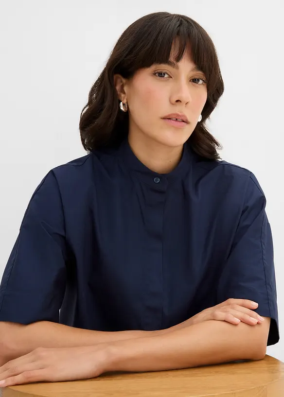 Bluse aus reiner Bio-Baumwolle, bonprix