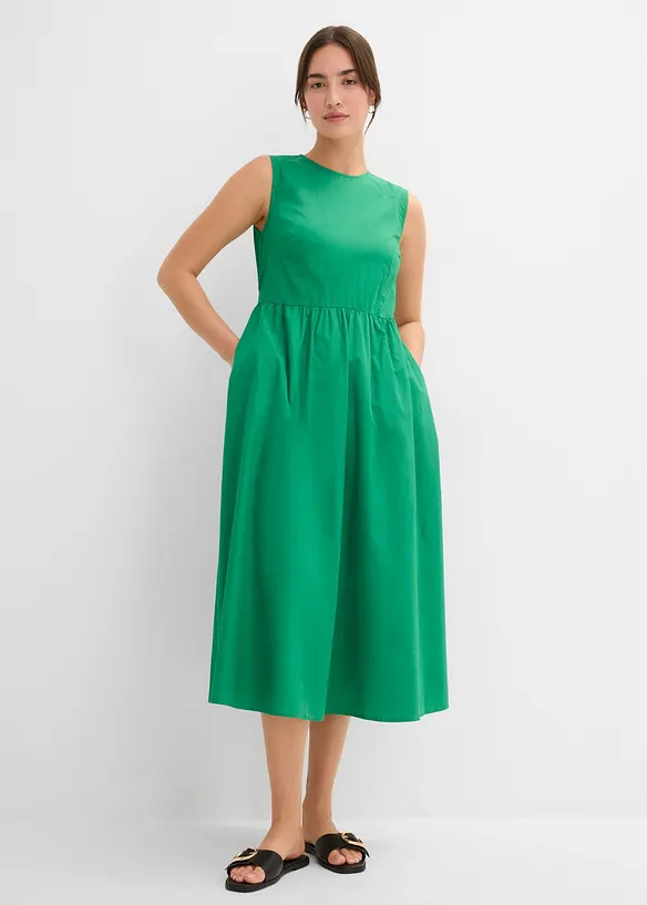 Midikleid aus reiner Bio-Baumwolle, bonprix