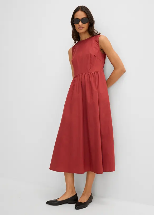 Midikleid aus reiner Bio-Baumwolle, bonprix