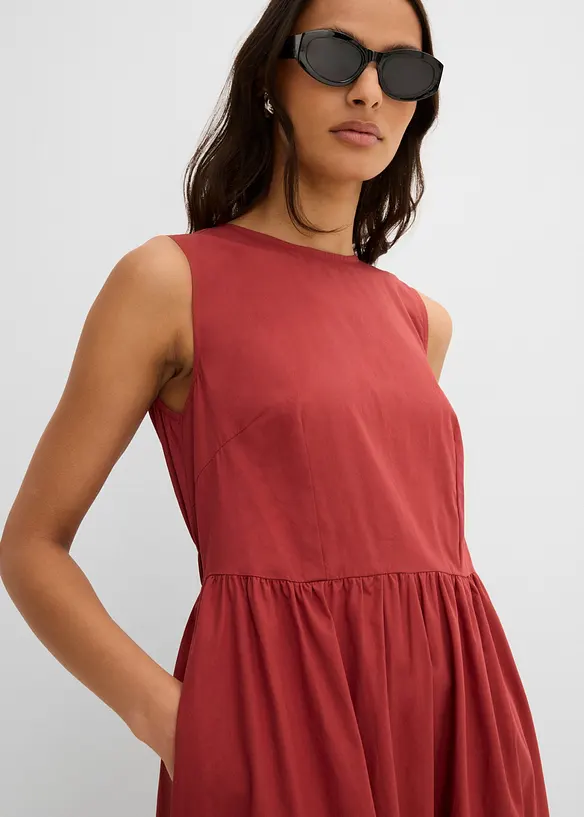 Midikleid aus reiner Bio-Baumwolle, bonprix