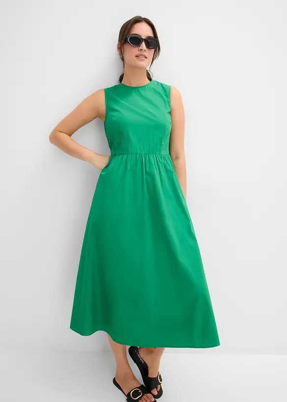 Midikleid aus reiner Bio-Baumwolle, bonprix