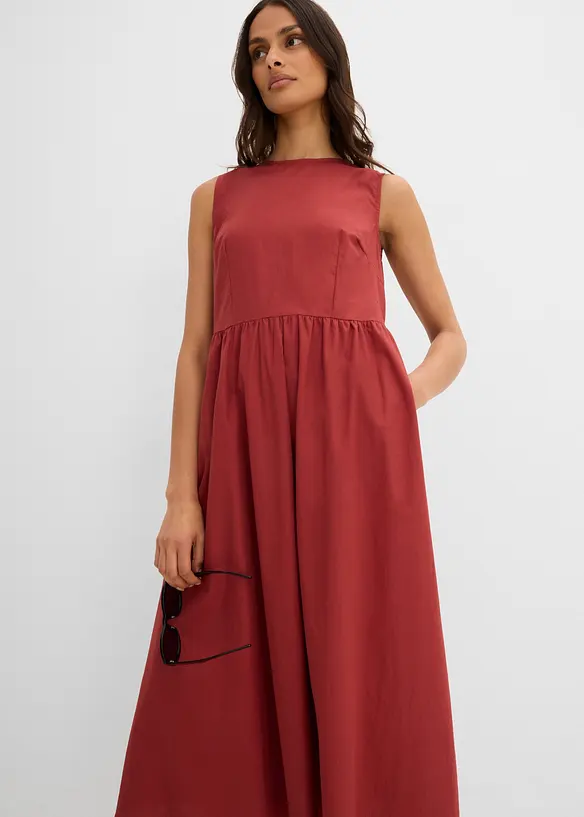 Midikleid aus reiner Bio-Baumwolle, bonprix