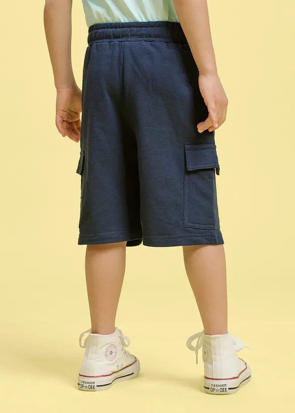 Bermuda sweat poches cargo 100% coton, bonprix