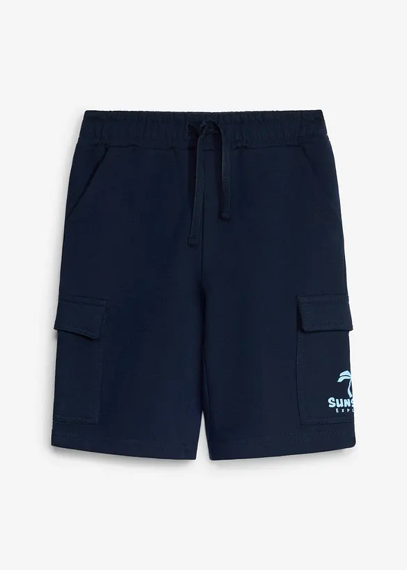Bermuda sweat poches cargo 100% coton, bonprix