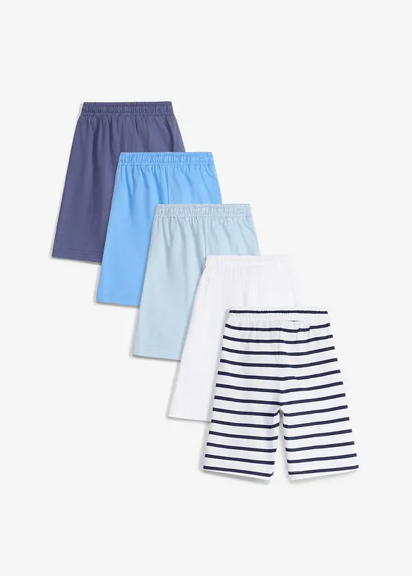Jersey-Bermuda aus reiner Bio Baumwolle (5er Pack), bonprix