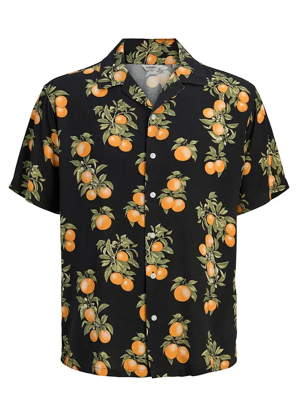 Chemise manches courtes JJ REBEL en viscose fluide, JJ REBEL
