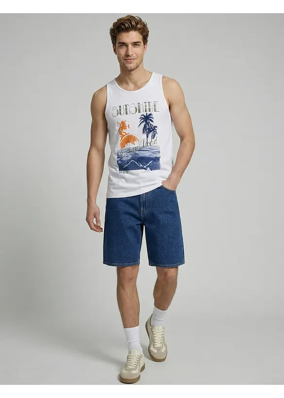 JJ REBEL Muskelshirt aus reiner Baumwolle, JJ REBEL