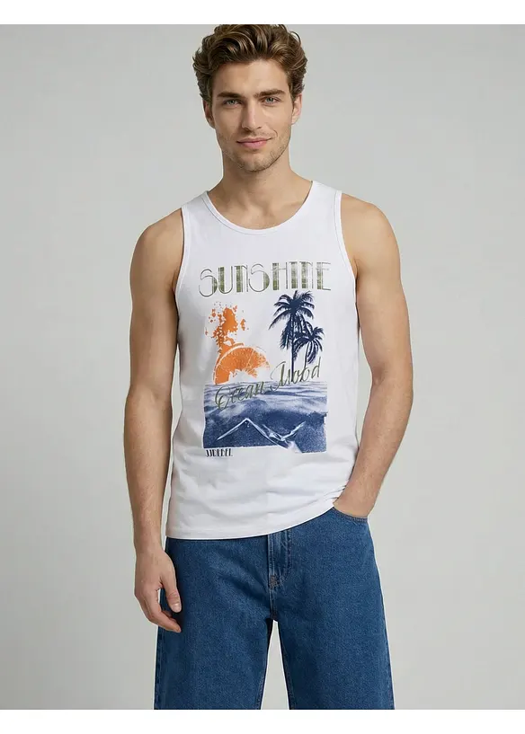 JJ REBEL Muskelshirt aus reiner Baumwolle, JJ REBEL