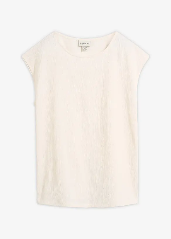 T-shirt en mati&egrave;re textur&eacute;e, bonprix