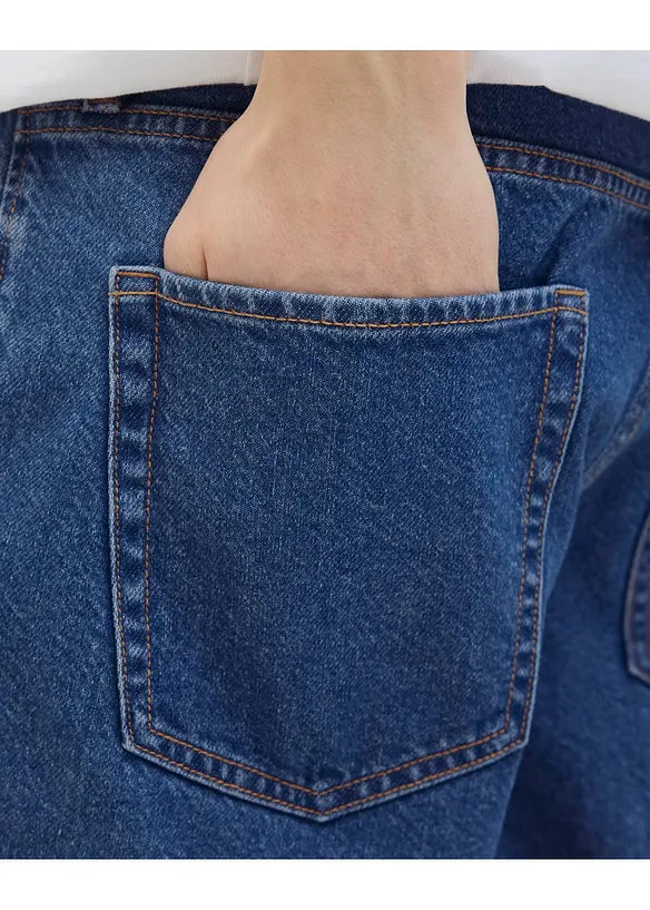Short en jean JJ REBEL, taille mi-haute, JJ REBEL