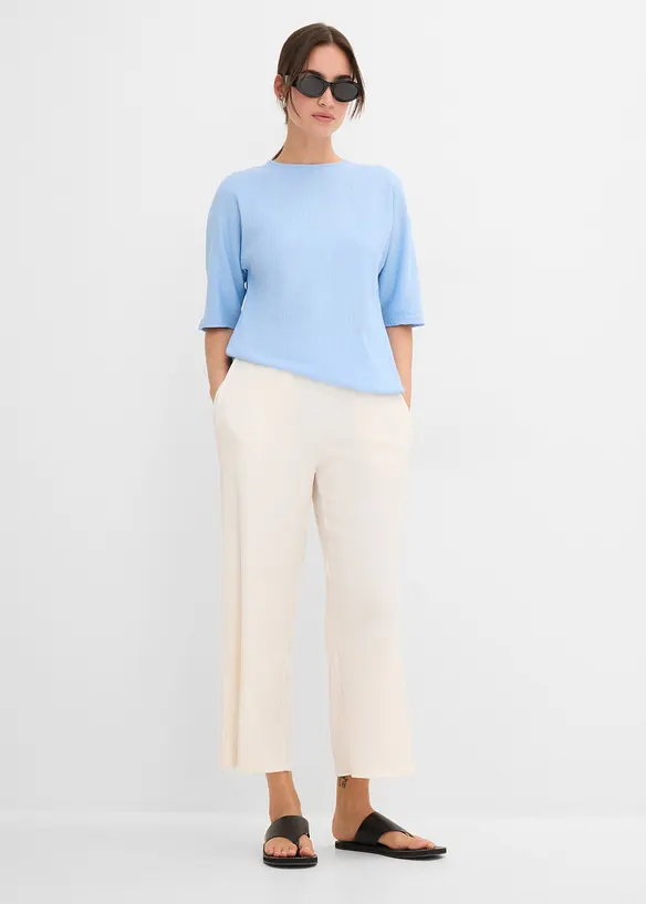 Culotte aus strukturiertem Material, bonprix