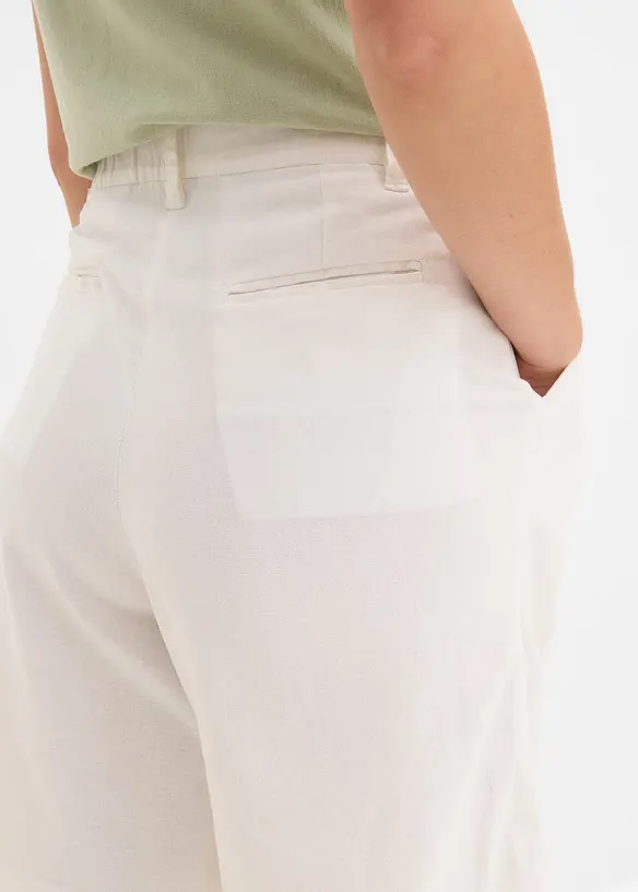 Marlene-Shorts aus Leinen-Viskose-Mix, bonprix