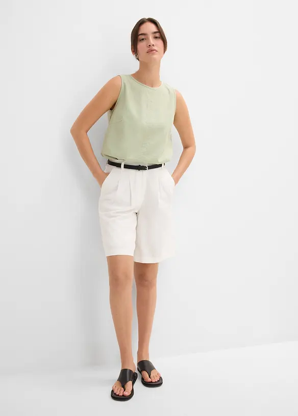 Marlene-Shorts aus Leinen-Viskose-Mix, bonprix