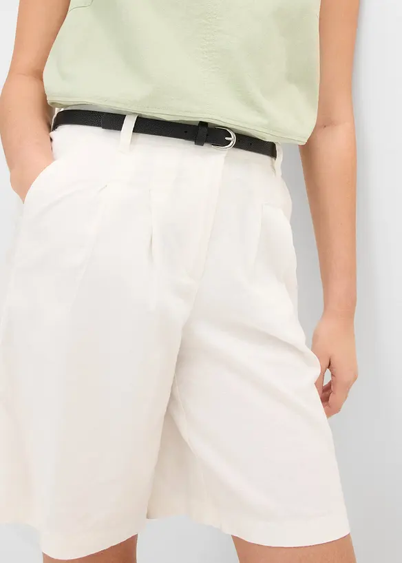Marlene-Shorts aus Leinen-Viskose-Mix, bonprix