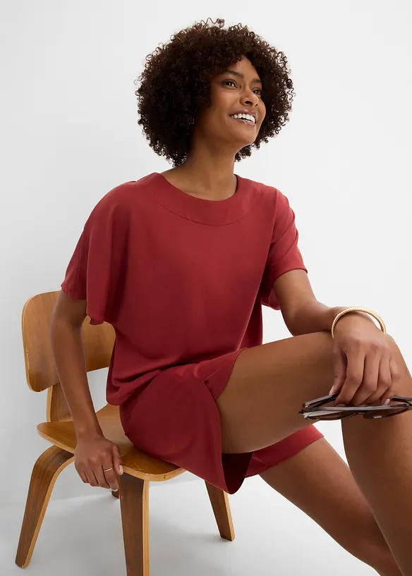 Oversize-Shirt aus softem Viskose-Mix, bonprix