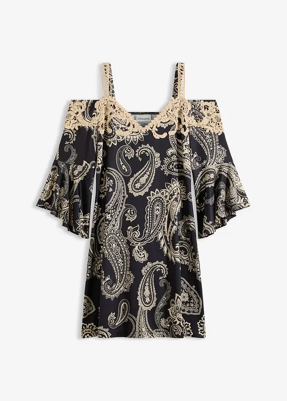 Ausgestelltes Carmen-Kleid, bonprix