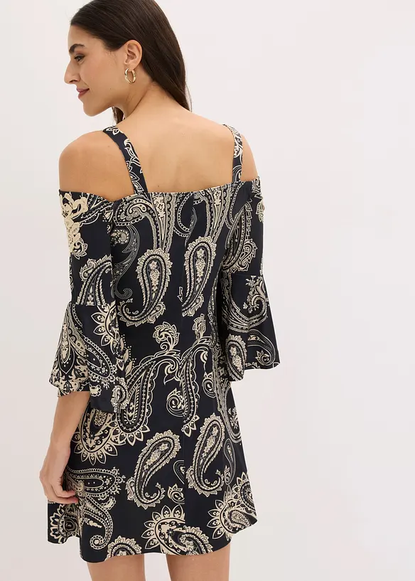 Ausgestelltes Carmen-Kleid, bonprix