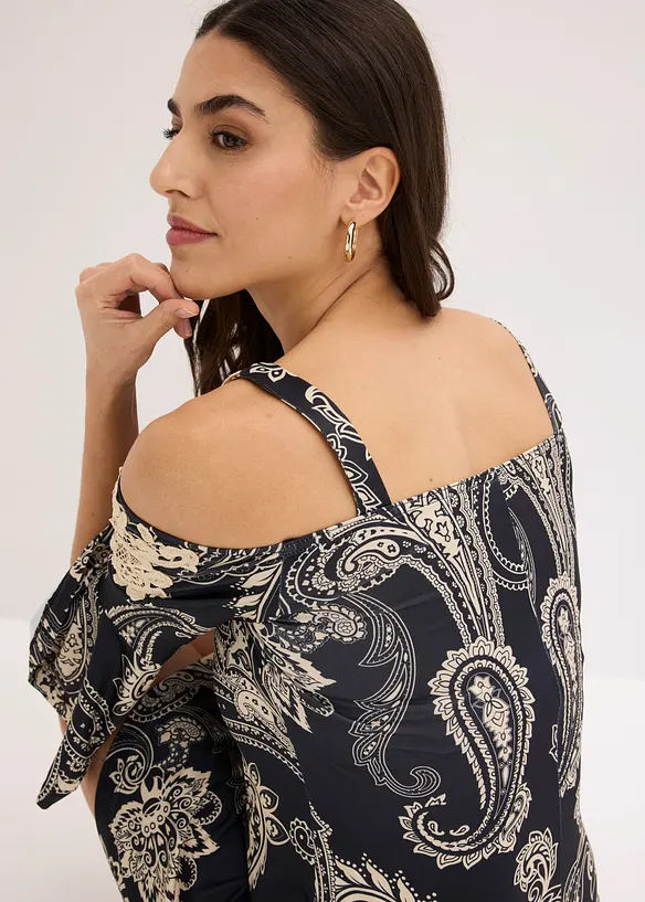 Ausgestelltes Carmen-Kleid, bonprix