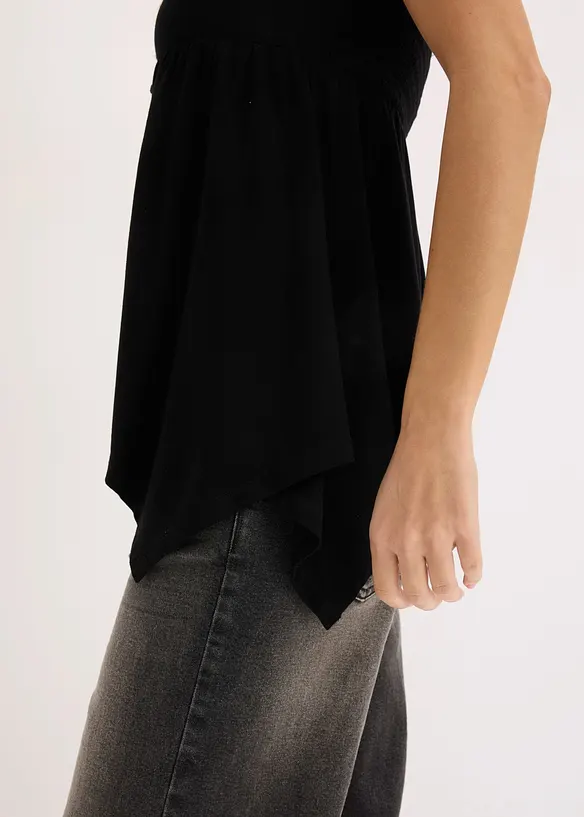 Top &agrave; pans asym&eacute;triques, bonprix