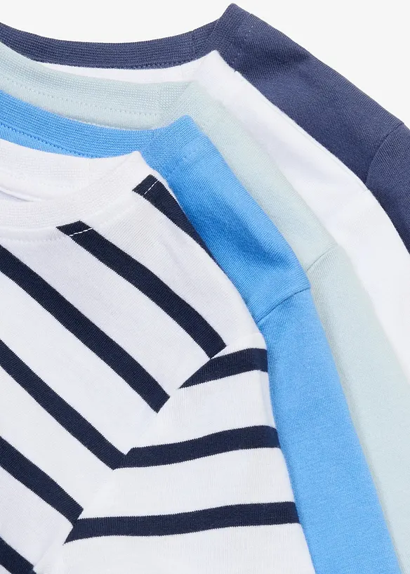 Lot de 5&nbsp;T-shirts 100% coton, bonprix