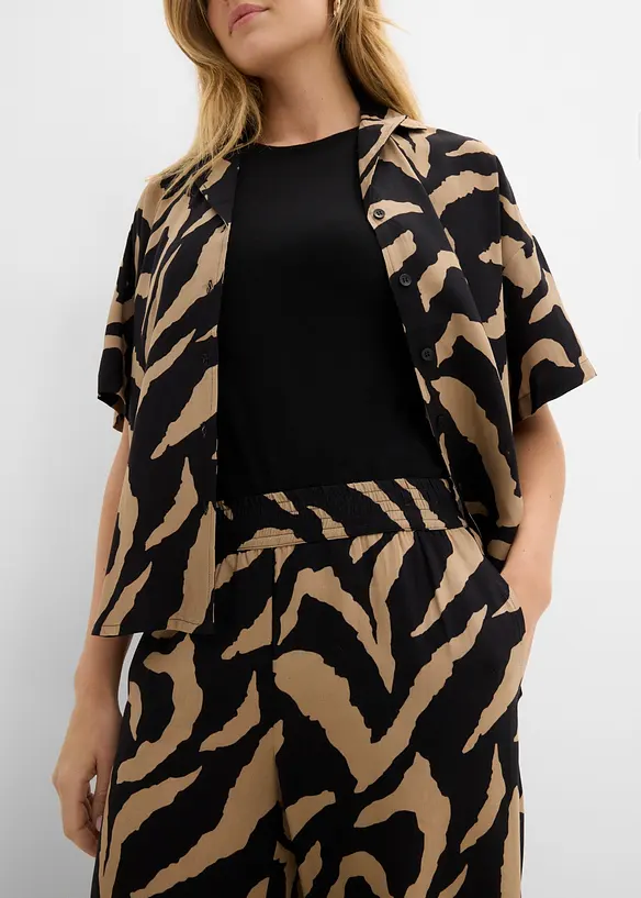 Marlenehose aus softem Viskose-Mix, bonprix