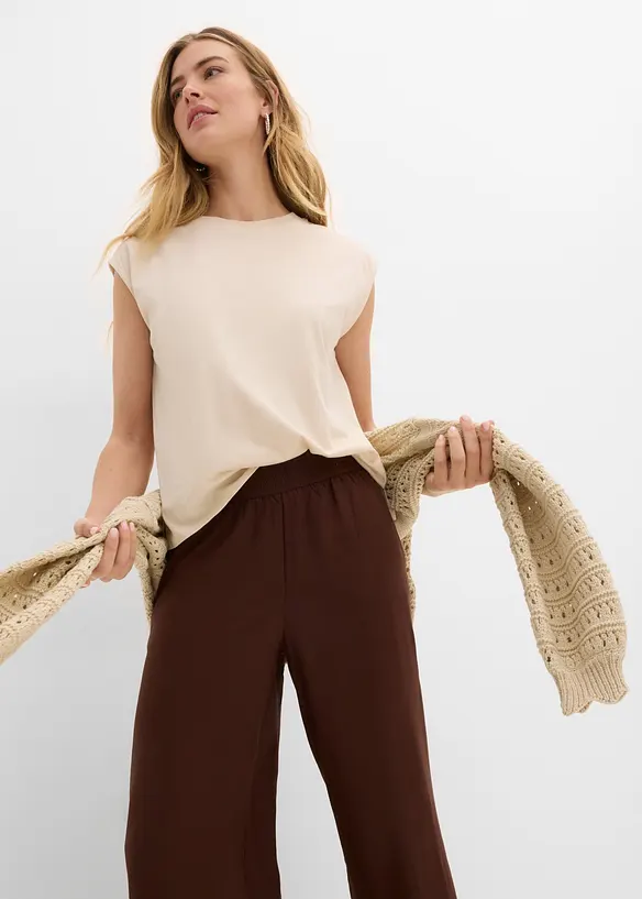 Marlenehose aus softem Viskose-Mix, bonprix