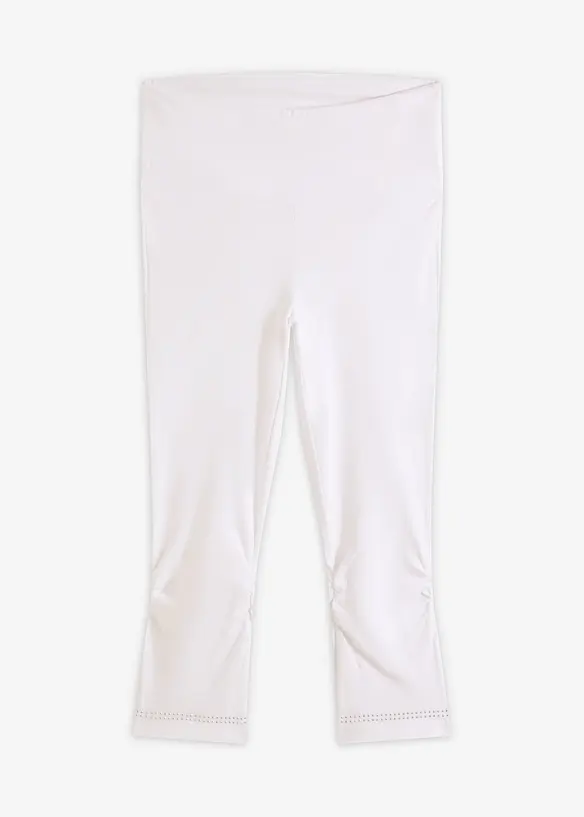 Lot de 2 leggings corsaire avec strass, bonprix