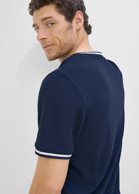 Piqu&eacute;-T-Shirt aus reiner Bio-Baumwolle, bonprix