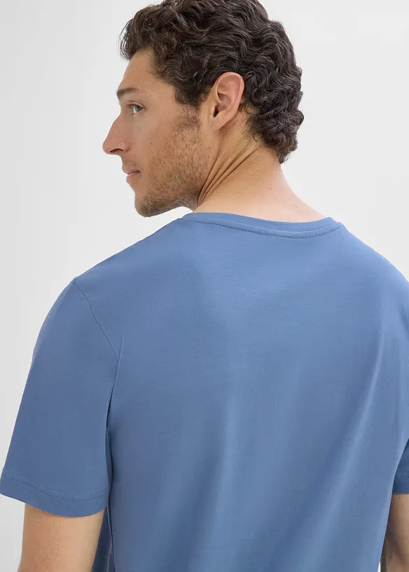 T-Shirt aus reiner Bio-Baumwolle (2er Pack), bonprix